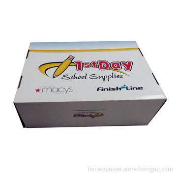 Cardboard Box with 4C Printing, Made of Corrugated Paper, Customized Sizes and Designs are Accepte